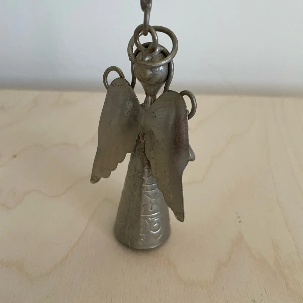 Pewter Angel Christmas Candle Snuffer